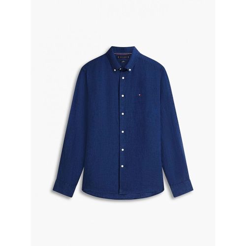 Chemise MW0MW41530 PGMNT DYED-DCC CARCON NAVY - Tommy Hilfiger - Modalova