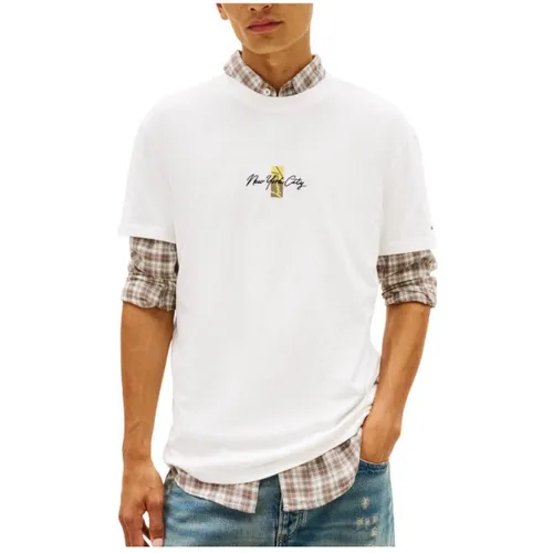 T-shirt DM0DM22532 YBL - Tommy Hilfiger - Modalova