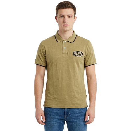 Polo Polo en slub jersey avec patch et print dos Los - Von Dutch - Modalova