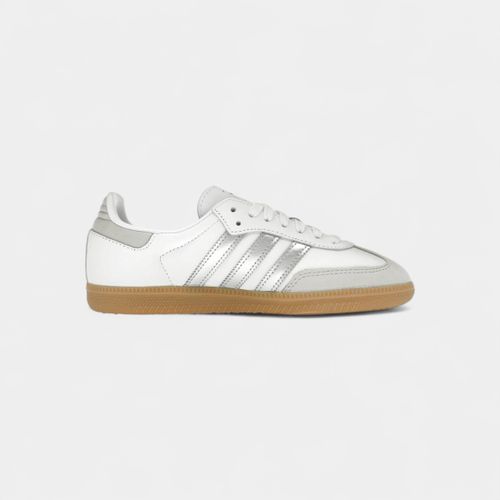 Baskets basses Samba OG White Silver Metallic Grey (Women's) - adidas - Modalova