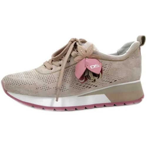Baskets basses Basket, Daim, Lacets - 516008 - Donna Serena - Modalova