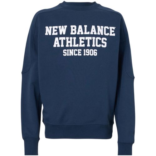Sweat-shirt New Balance mt51521_blu - New Balance - Modalova