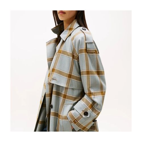 Manteau Light Wool Check Rlx Tre - Tommy Hilfiger - Modalova