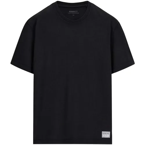 T-shirt Cn Ss Acid Wash Oversize Tee - Guess - Modalova
