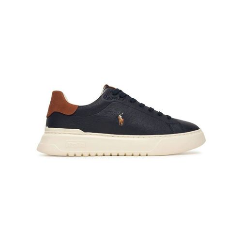 Baskets basses RLITE COURT 809P07170-002 NAVY/TAN - Ralph Lauren - Modalova
