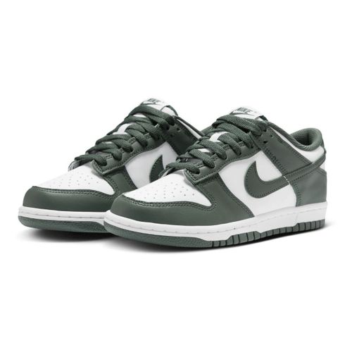 Baskets basses DUNK LOW BLANC VERT FONCE - Nike - Modalova