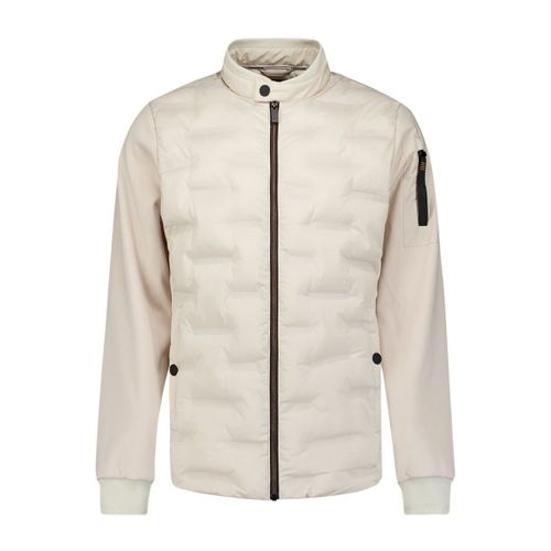 Blouson Veste Manches Tricotées Blanc Cassé - No Excess - Modalova
