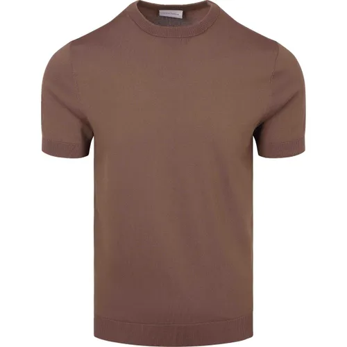 T-shirt T-shirt Tricoté Wake Tabac - Suitable - Modalova
