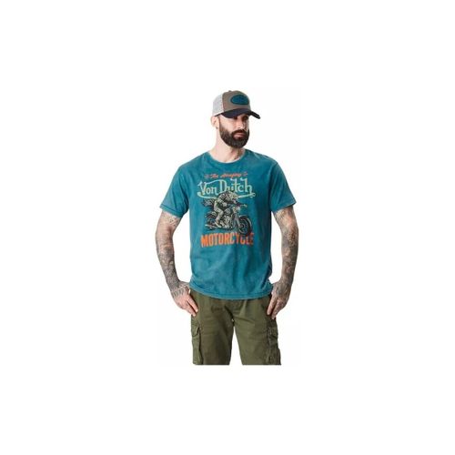 T-shirt T-Shirt TEE SHIRT LOGO ET ACID WASH - Von Dutch - Modalova