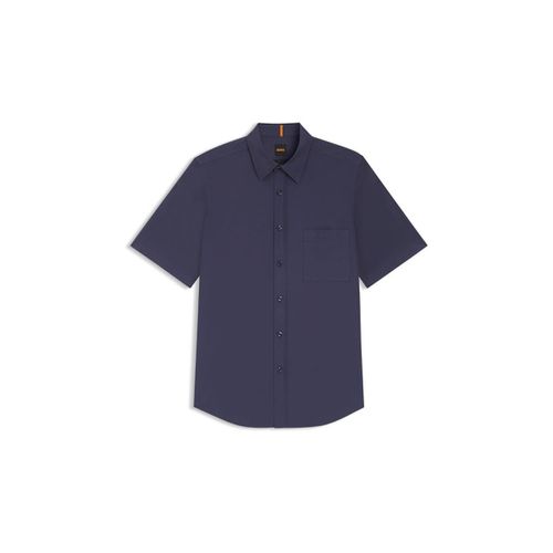 Chemise Chemise Regular en popeline de coton Relegant_6-short_M - BOSS - Modalova