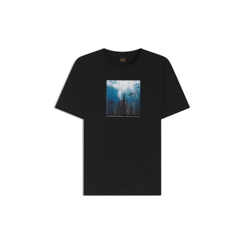 T-shirt T-shirt en jersey de coton avec motif imprimé Te_Creature BO - BOSS - Modalova