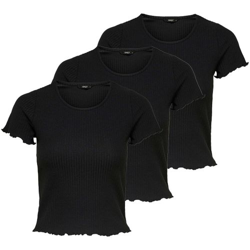 T-shirt T-shirt ONLEMMA SHORT TOP 3P - Only - Modalova