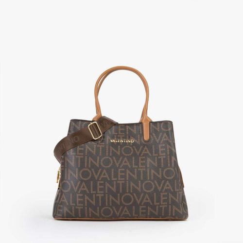 Sac à main Valentino Porte Document Regina Re Marron Moro/Naturale - Valentino Bags - Modalova