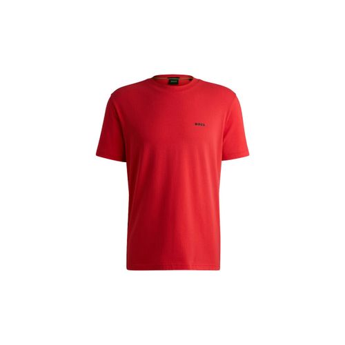 T-shirt T-shirt Regular en coton stretch avec logo contrastant TEE B - HUGO - Modalova