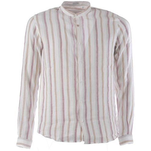 Chemise Berenice Collo Coreana Lino - Sl56 - Modalova