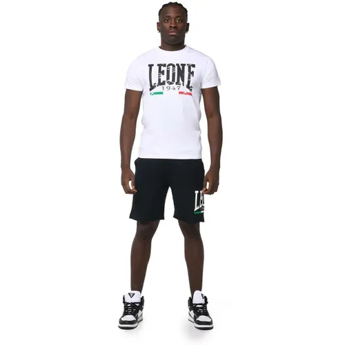 T-shirt Man Set + Bermuda Vintage Logo - Leone 1947 - Modalova