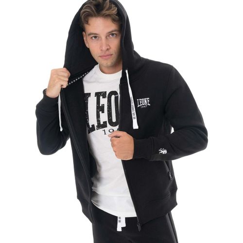 Polaire Man Hoody Full Zip Soft Basic - Leone 1947 - Modalova
