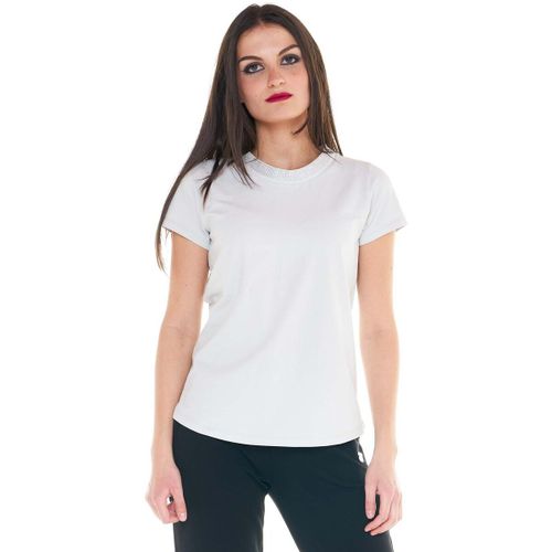 T-shirt Woman Short Sleeves Crystal - Leone 1947 - Modalova