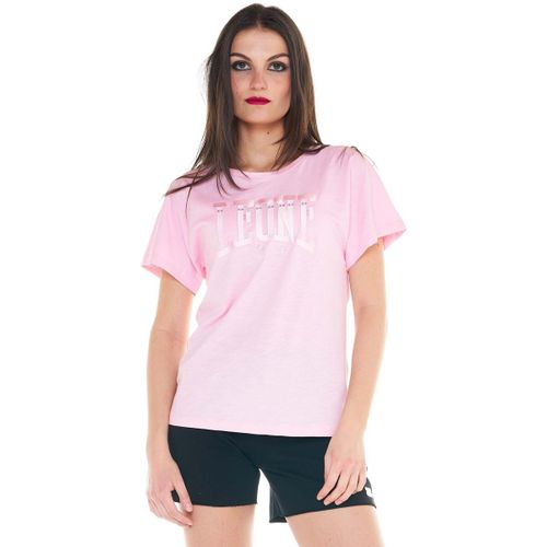 T-shirt Woman Short Sleeves Crystal - Leone 1947 - Modalova