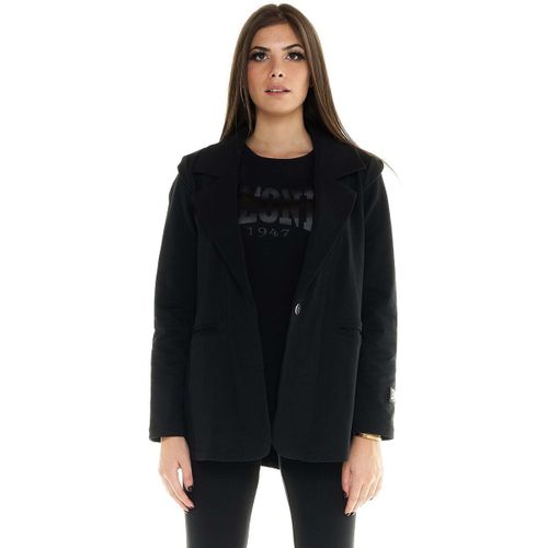 Veste Woman Fleece Jacket Blackout - Leone 1947 - Modalova