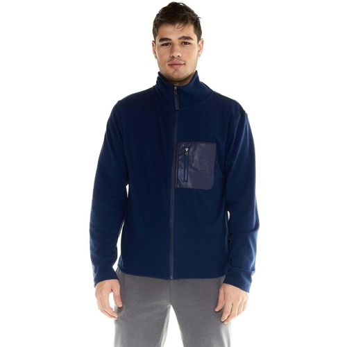 Polaire Man Wool Sweatshirt Full Zip Lifestyle - Leone 1947 - Modalova