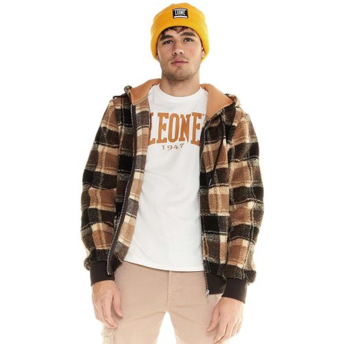 Veste Man Hoody Jacket Sherpa Shades - Leone 1947 - Modalova
