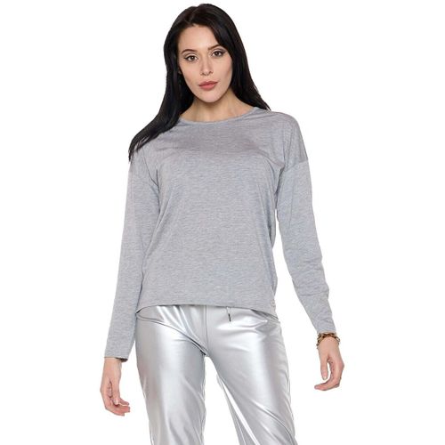 T-shirt Woman Long Sleeves Pearl - Leone 1947 - Modalova