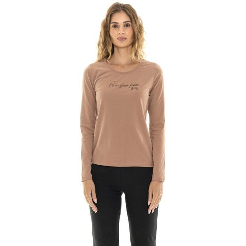 T-shirt Woman Long Sleeves Relaxed - Leone 1947 - Modalova