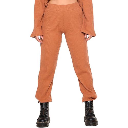 Jogging Woman Rib Sweatpants Relaxed - Leone 1947 - Modalova