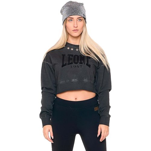 Sweatshirts Woman Crewneck Black Ring - Leone 1947 - Modalova
