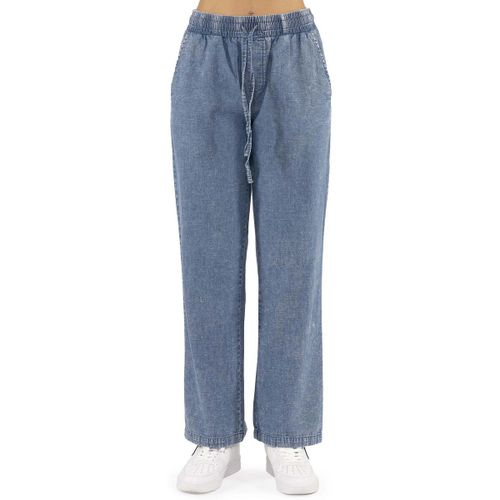 Jeans larges Woman Chambray Fancy Stripes - Leone 1947 - Modalova