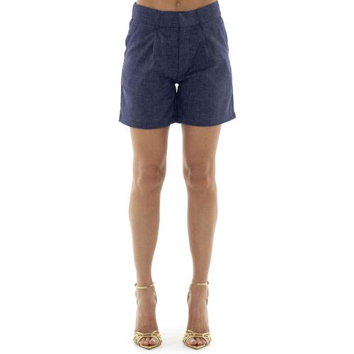 Short Woman Linen Fancy Stripes - Leone 1947 - Modalova