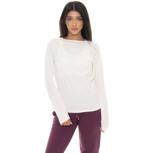 T-shirt Woman Long Sleeves Never Without - Leone 1947 - Modalova