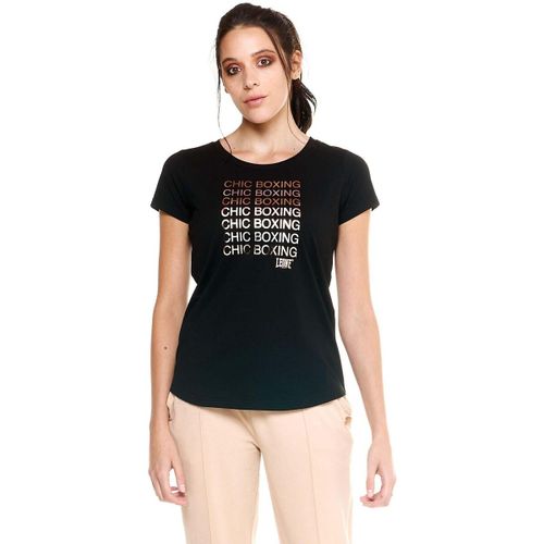 T-shirt Woman Short Sleeves Chic Boxing - Leone 1947 - Modalova