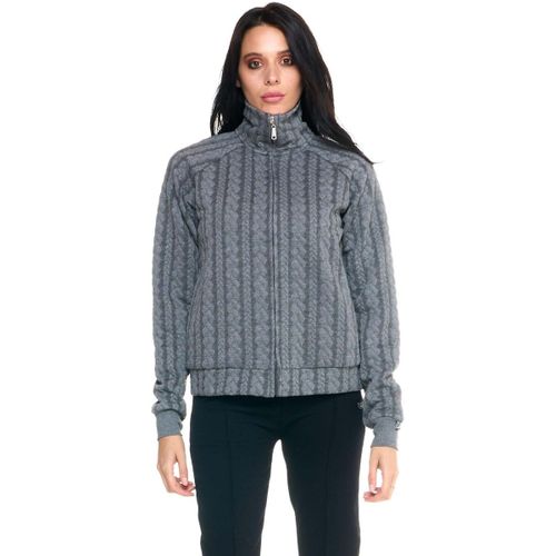 Veste Woman High Collar Bonded Full Zip Greyss - Leone 1947 - Modalova