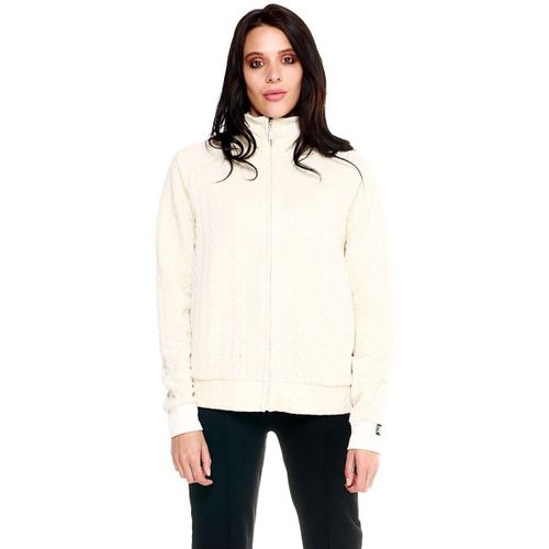 Sweatshirts Woman High Collar Bonded Full Zip Greyss - Leone 1947 - Modalova