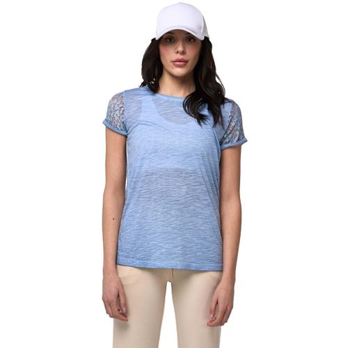 T-shirt Woman Short Sleeves Lace - Leone 1947 - Modalova