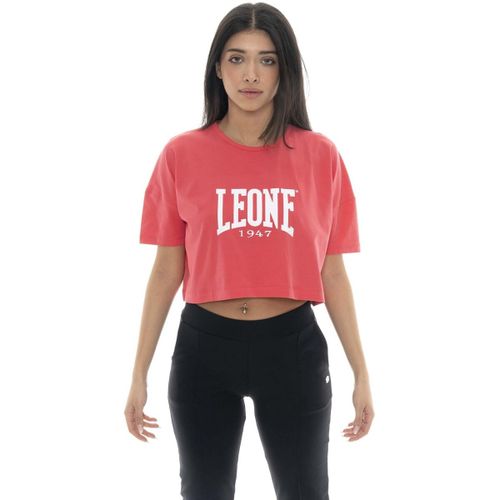 T-shirt Woman Crop New Basic - Leone 1947 - Modalova