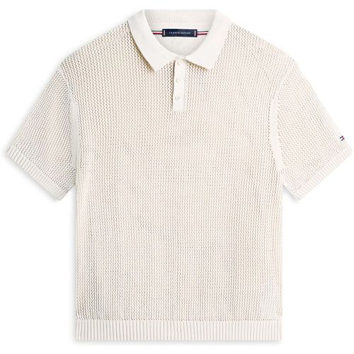 Polo Tommy Hilfiger Open Knit Ss - Tommy Hilfiger - Modalova