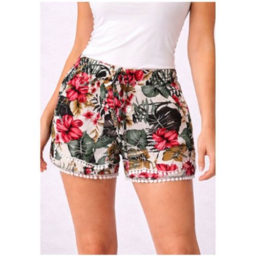 Short Short fluide, en coton F, Blanc - Kebello - Modalova