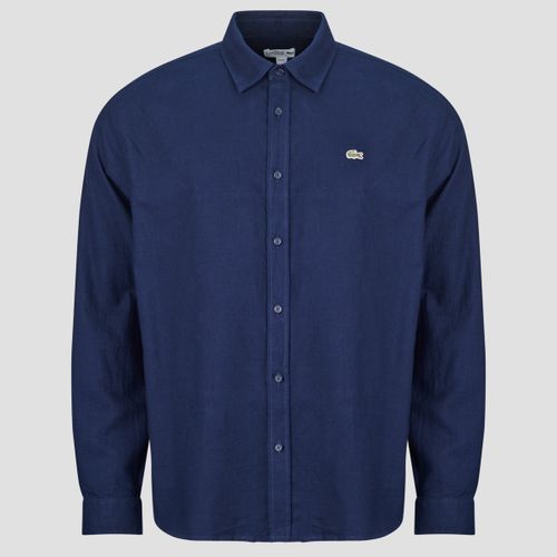 Chemise Chemise en flanelle de coton regular fit - Lacoste - Modalova