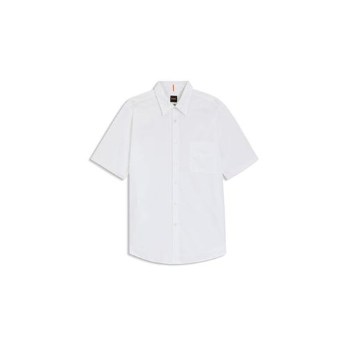 Chemise Chemise Regular en popeline de coton Relegant_6-short_M - BOSS - Modalova