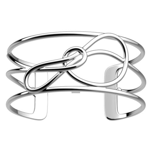 Bracelets Manchette Ariane laiton argenté 25 mm - Les Georgettes - Modalova