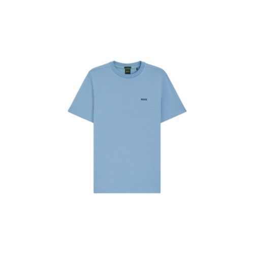 T-shirt T-shirt Regular en coton stretch avec logo contrastant Tee B - HUGO - Modalova