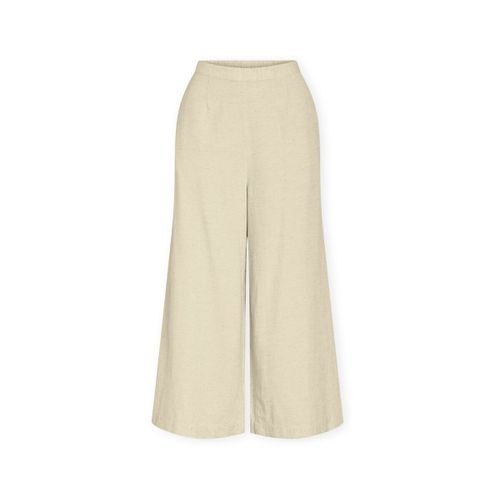 Pantalon Prisilla Trousers - Super Light Natural Melange - Vila - Modalova