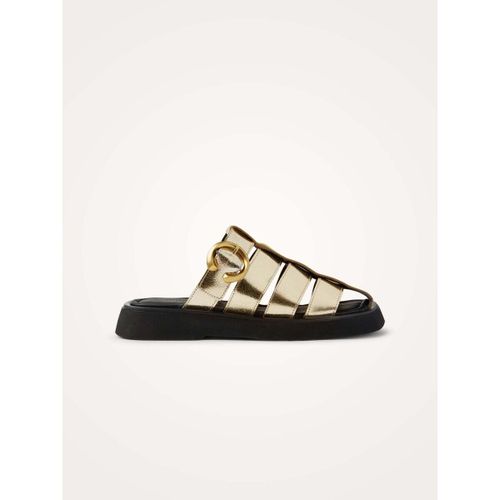 Mules Mules plates multibrides en cuir SHAN Grid - Vanessa Wu - Modalova