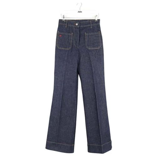 Jeans larges Jean bootcut High rise wide leg Alina bleu - Victoria Beckham - Modalova