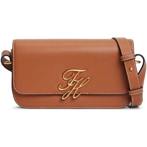 Sac à main Th Script Flap Crossover - Tommy Hilfiger - Modalova