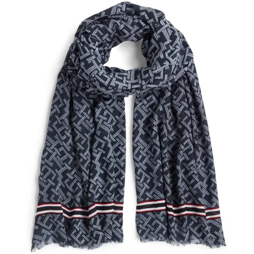 Echarpe Th Monogram Corp Scarf - Tommy Hilfiger - Modalova