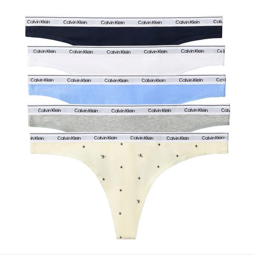 Slips Calvin Klein Jeans Thong 5 Pk - Calvin Klein Jeans - Modalova